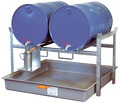Miljøhylle for 200 liters fat