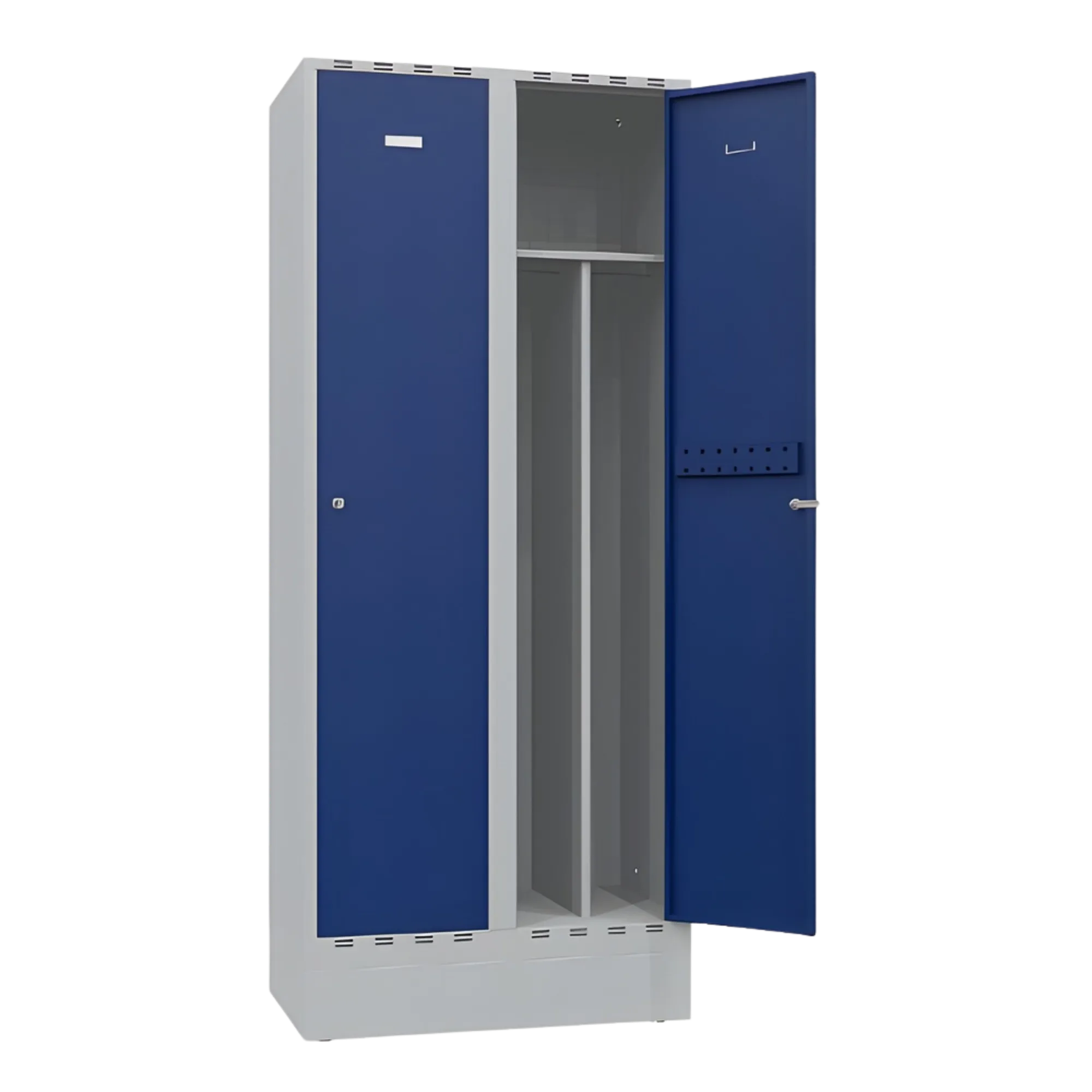 Gigant garderobe 550 rom bredde 400 mm, 2 seksjoner skråtak