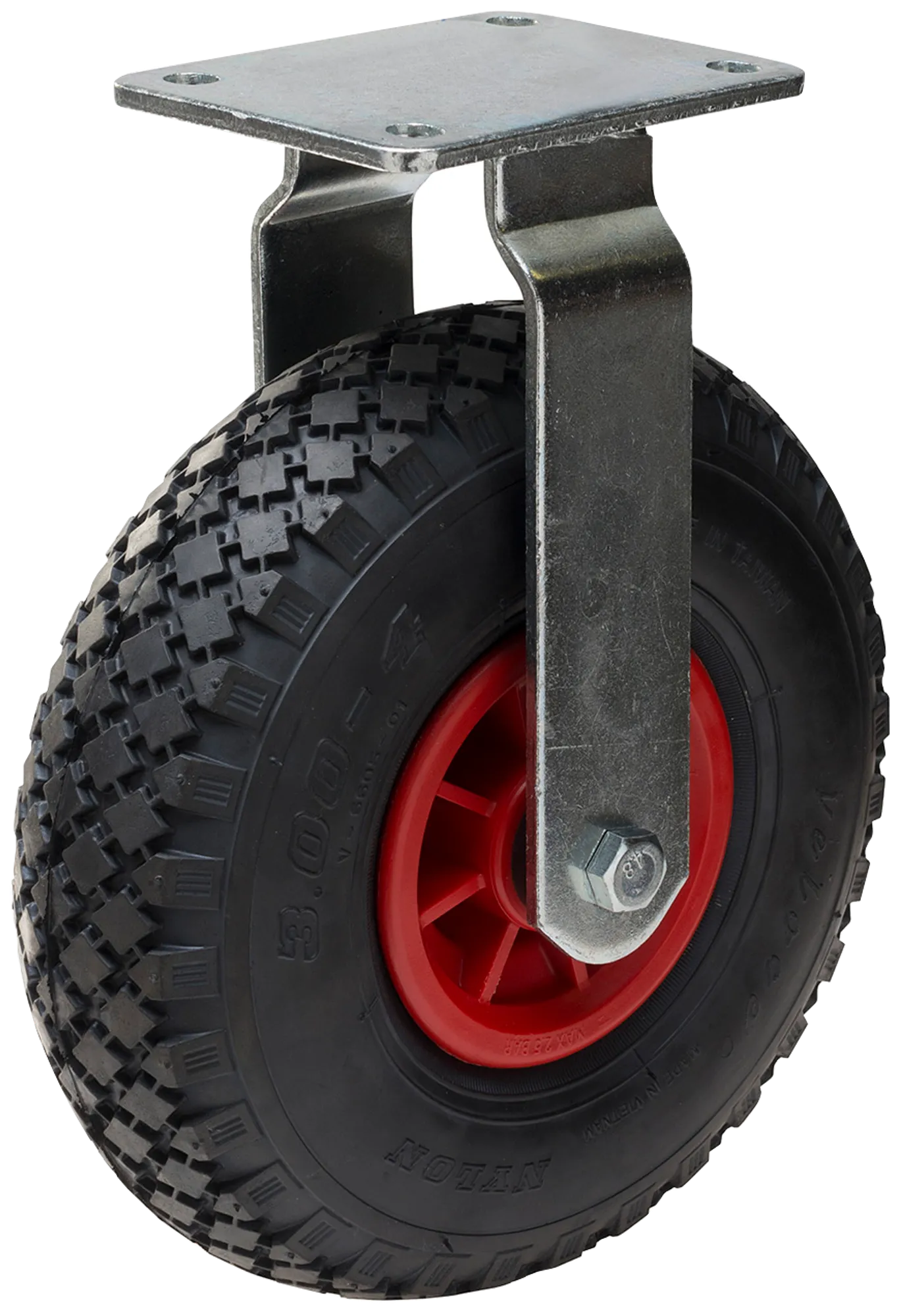 lenkehjul Swede-Wheel type PN PN/PP platebrakettSwede-Wheel