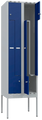 Gigant garderobe 550, Z-dør, bredde 300 mm, 1 seksjon flatt tak