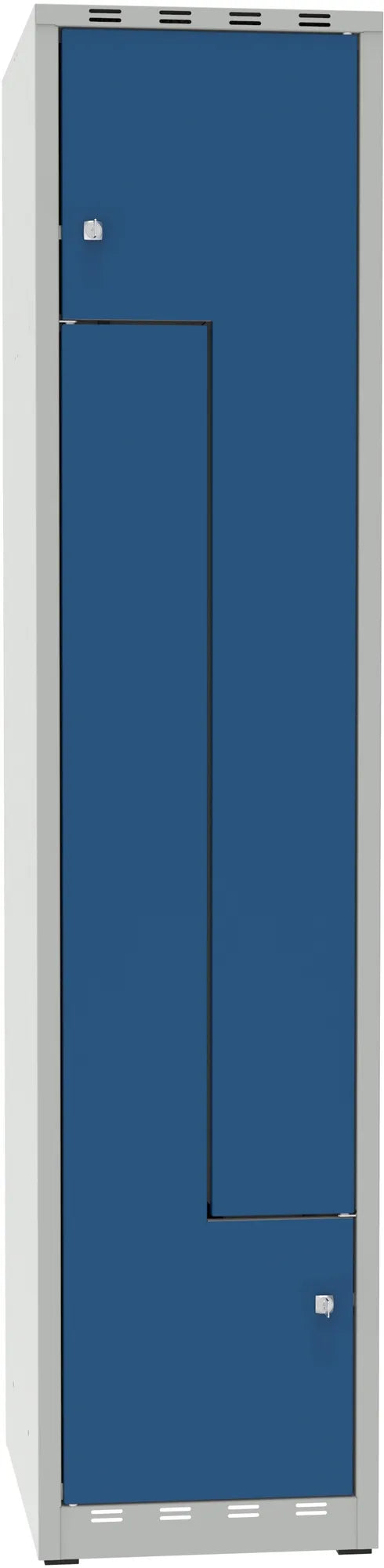 Gigant garderobe 550, Z-dør, bredde 400 mm, 1 seksjon flatt tak